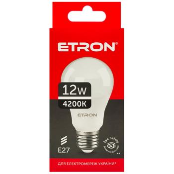 Etron LED Bulb A65 12W E27 4200K - buy, prices for - photo 2