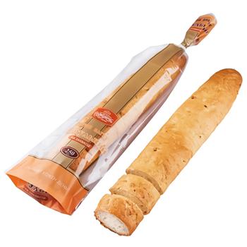 Батон Рум'янець Багет Цибульний на заквасці 250г - купити, ціни на Auchan - фото 1