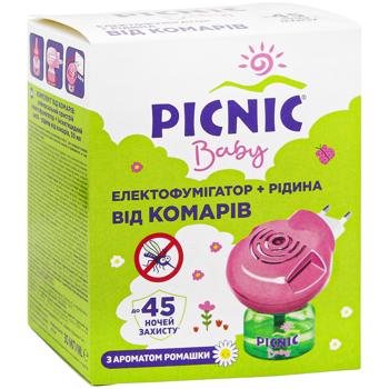 Picnic Baby Electrofumigator With Mosquito Repellent Liquid 30ml 45 Nights - buy, prices for - photo 3