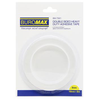 Buromax Double-Sided Adhesive Tape 19mm*2m*2mm