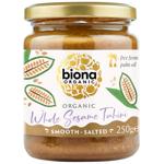 Тахини Biona Organic из цельного кунжута и солью 200г