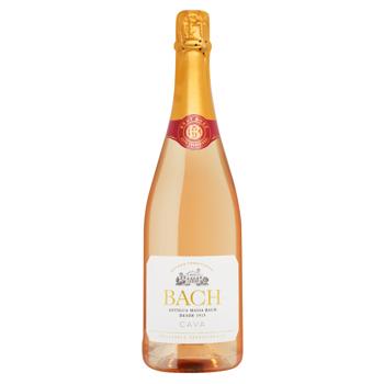 Вино ігристе Bach Rose Brut рожеве сухе 12% 0,75л - купити, ціни на МегаМаркет - фото 1