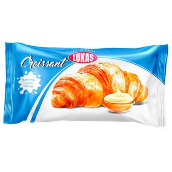 Круассан Lukas с молочно-кремовой начинкой 45г*24шт - купить, цены на - фото 2