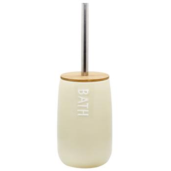 Ardesto Prestigio Beige Toilet Brush with Stand 12.2*35.2cm - buy, prices for - photo 2