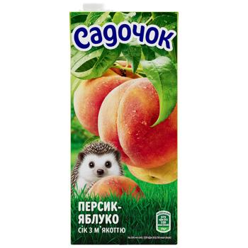 Сок Садочок персик-яблоко 0,95л - купить, цены на Чудо Маркет - фото 5