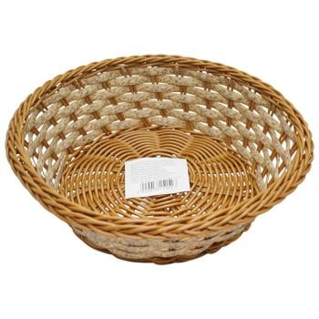 Wicker Fruit Bowl 20*7cm - buy, prices for COSMOS - photo 1