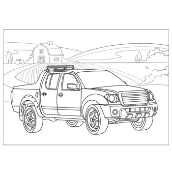 1 Veresnya Super Auto A4 Coloring Book 12 Pages - buy, prices for Ideal - photo 2