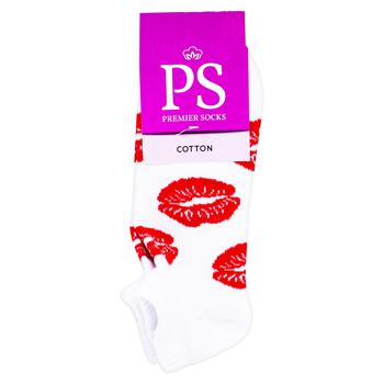 Шкарпетки Premier Socks Сердечка жіночі короткі р.23-25 - купити, ціни на ЕКО Маркет - фото 2