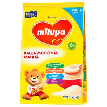 Milupa Milk Semolina Porridge 210g - buy, prices for Ideal - photo 1