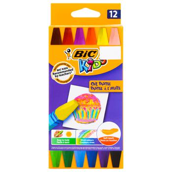 Крейда BIC масляна 12шт - купити, ціни на Auchan - фото 1