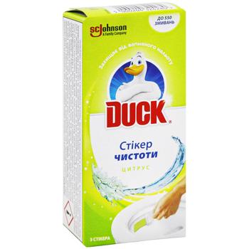 Duck Citrus Toilet Cleanliness Sticker 3pcs - buy, prices for METRO - photo 3