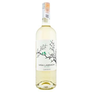 Вино Vina Labrada Macabeo DOP сухое белое 12,5% 0,75л - купить, цены на КОСМОС - фото 1