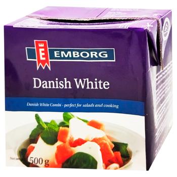 Сырный продукт Emborg Danish White Фета 50% 500г - купить, цены на - фото 1