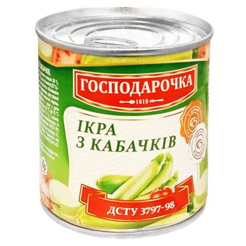 Ікра Господарочка Літня з кабачків 420г - купити, ціни на Чудо Маркет - фото 1
