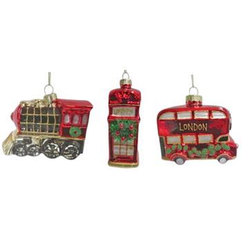 Decoration British Buses 64*50*110mm