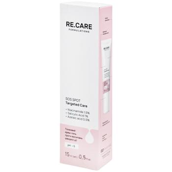 Точечный крем-гель против высыпаний Re.Care быстрого действия 15мл - купить, цены на Auchan - фото 1