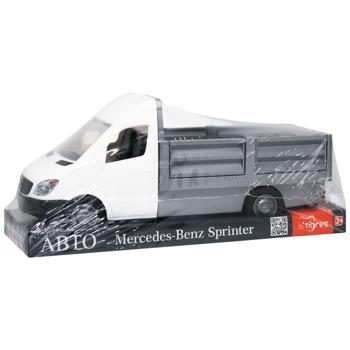 Іграшка Tigres Автомобіль Mercedes-Benz Sprinter бортовий білий