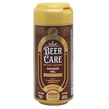 Beer Care Nutrition Shower Gel with Brewer's Yeast Extract and Wheat Proteins 2in1 400ml - buy, prices for Vostorg - photo 1