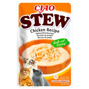 Ласощі для котів Inaba Ciao Stew з куркою 40г - купити, ціни на MasterZoo - фото 1
