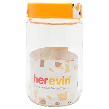 Банка Herevin скляна 660мл - купити, ціни на КОСМОС - фото 1
