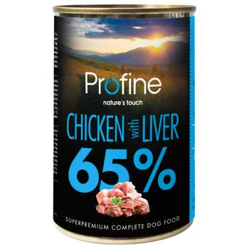 Корм влажный Profine с курицей и куриной печенью для собак всех пород 400г - купить, цены на MasterZoo - фото 1