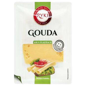 Сыр Ryki Гауда нарезанный 135г