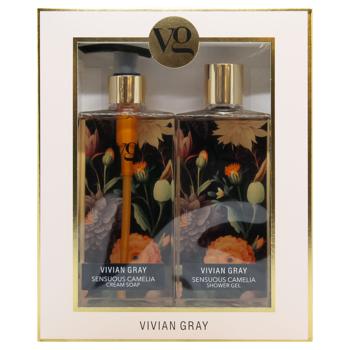 Набор гель для душа и крем-мыло для рук Vivian Gray Sensational Sensuous Camelia 2шт 350мл - купить, цены на - фото 2