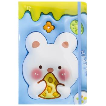Блокнот на гумці Malevaro Bunny А5 80 аркушів - купити, ціни на - фото 4