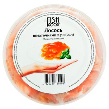 Fish Food Salmon Pieces in Brine 500g - buy, prices for Vostorg - photo 3