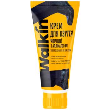Walkin Shoe Polish for Smooth Leather Black 75ml - buy, prices for MegaMarket - photo 1