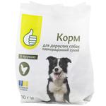 Auchan Dry Food with Chicken for Adult Dogs 400g