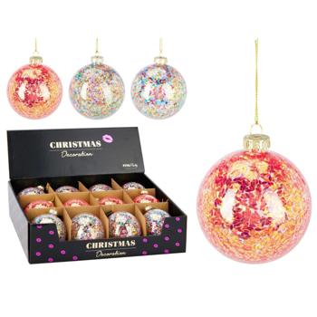 Koopman New Year's Ball  Assorted Colors 8cm - buy, prices for NOVUS - photo 1