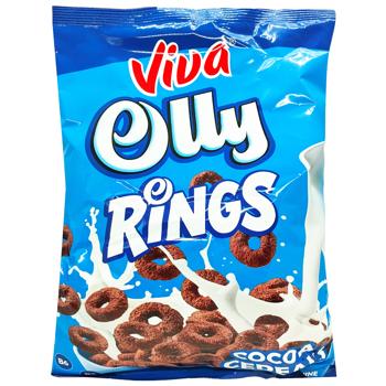 Кільця VIVA пшенично-зернові зі смаком какао 250г И052 - купити, ціни на КОСМОС - фото 1