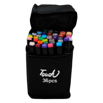 Скетч маркер двосторонній 36 кольорів в чохлі - купити, ціни на ULTRAMARKET - фото 3
