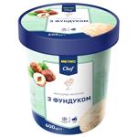 Мороженое Metro Chef молочное с фундуком 600г