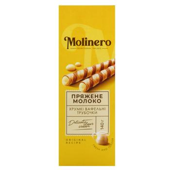 Molinero Waffle Sticks with Baked Milk 140g - buy, prices for Auchan - photo 2