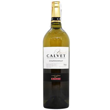 Calvet Varietals Chardonnay White Dry Wine 12% 0.75l