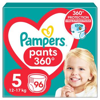 Підгузки-трусики Pampers Pants розмір 5 Junior 12-17кг 96шт - купити, ціни на - фото 2