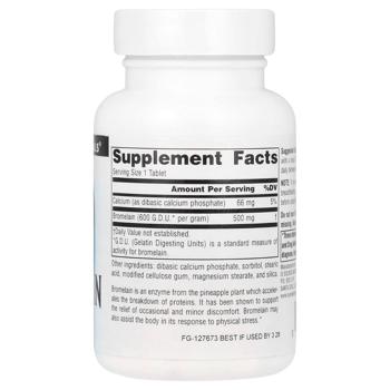 Bromelain Source naturals 60pcs Usa - buy, prices for Biotus - photo 2