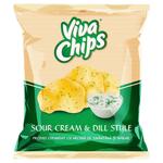 Viva Chips with Sour Cream and Dill Flavor 50g