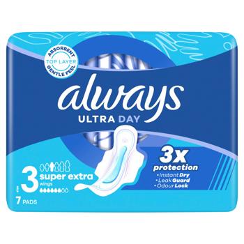 Прокладки гигиенические Always Ultra Day&Night 7шт - купить, цены на ЕКО Маркет - фото 1