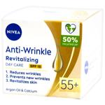 Крем для обличчя Nivea проти зморшок + ревіталізація денний 55+ 50мл