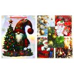 Пакет паперовий для подарунку різдвяний делюкс 32см*26см