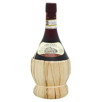 Вино Fattoria Petriolo Fiasco Chianti DOCG червоне сухе 12,5% 0,75л - купити, ціни на NOVUS - фото 1