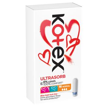 Kotex UltraSorb Normal Tampons 16pcs - buy, prices for COSMOS - photo 2
