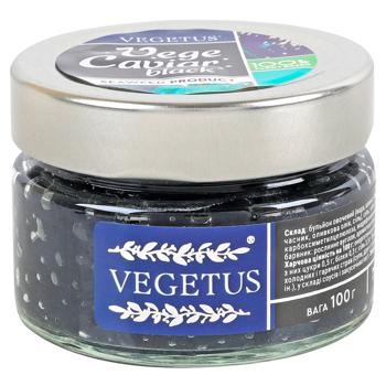 Ікра Vegetus VegeCaviar чорна імітована 100г - купити, ціни на МегаМаркет - фото 1