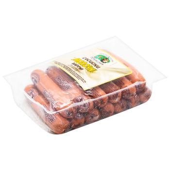 Ukrprompostach-95 Milk Boiled Sausages Top Grade ~700g - buy, prices for METRO - photo 2