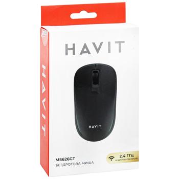 Миша Havit бездротова HV-MS626GT Gray - купити, ціни на Auchan - фото 4