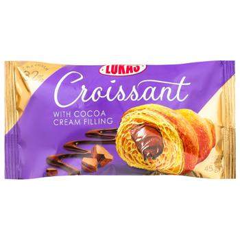 Lukas Croissant with Cocoa Cream Filling 45g - buy, prices for MegaMarket - photo 1