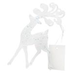 Deer Christmas Tree Pendant 14*9cm Glitter